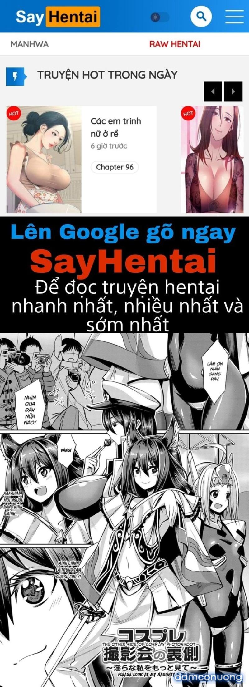 Mặt Trái Của Buổi Chụp Hình. Ngắm Nhìn Sự Dâm Đãng Của Em Đi Mà! Chapter 1 - Trang 1 - Dâm Cô Nương